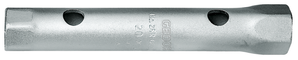 Gedore 6212260 26 R 20X22 Double ended socket spanner, hollow shaft, hexagon 20x22 mm