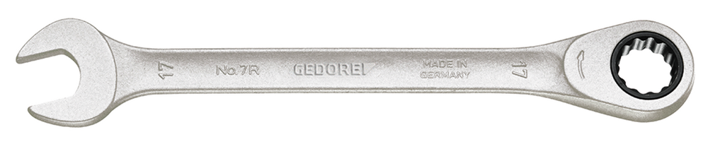 Gedore 2297051 7 R 8 Combination ratchet spanner UD profile 8 mm