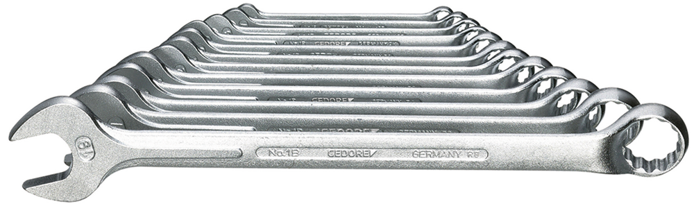 Gedore 6012840 1 B-0112 Combination spanner set 12 pieces 6-19 mm