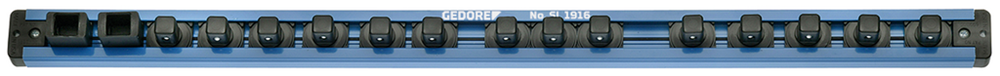 Gedore 1761102 SL 1916 Plug-in connector 1/2" magnetic, 580 mm 16 slots