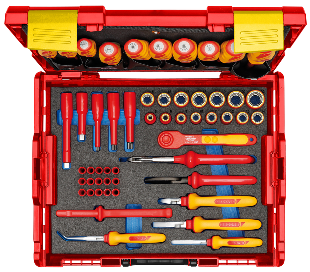 Gedore 2979063 VDE Tool set HYBRID in L-BOXX 136
