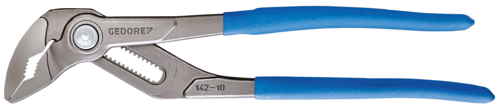 Gedore 6416180 142 10 TL Universal Pliers 10", 15-position adjustable, dipped insulated