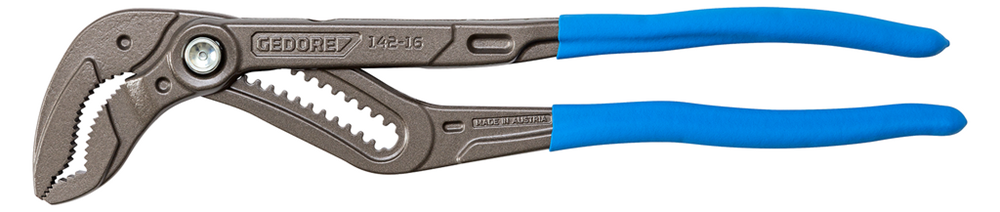 Gedore 3104486 Water pump pliers 16", 14-way adjustable, dip-insulated