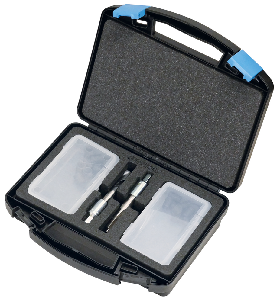 Gedore 3431843 KL-0132-57 K Glow Plug Thread Repair Kit, Universal, M8x1 + M10x1