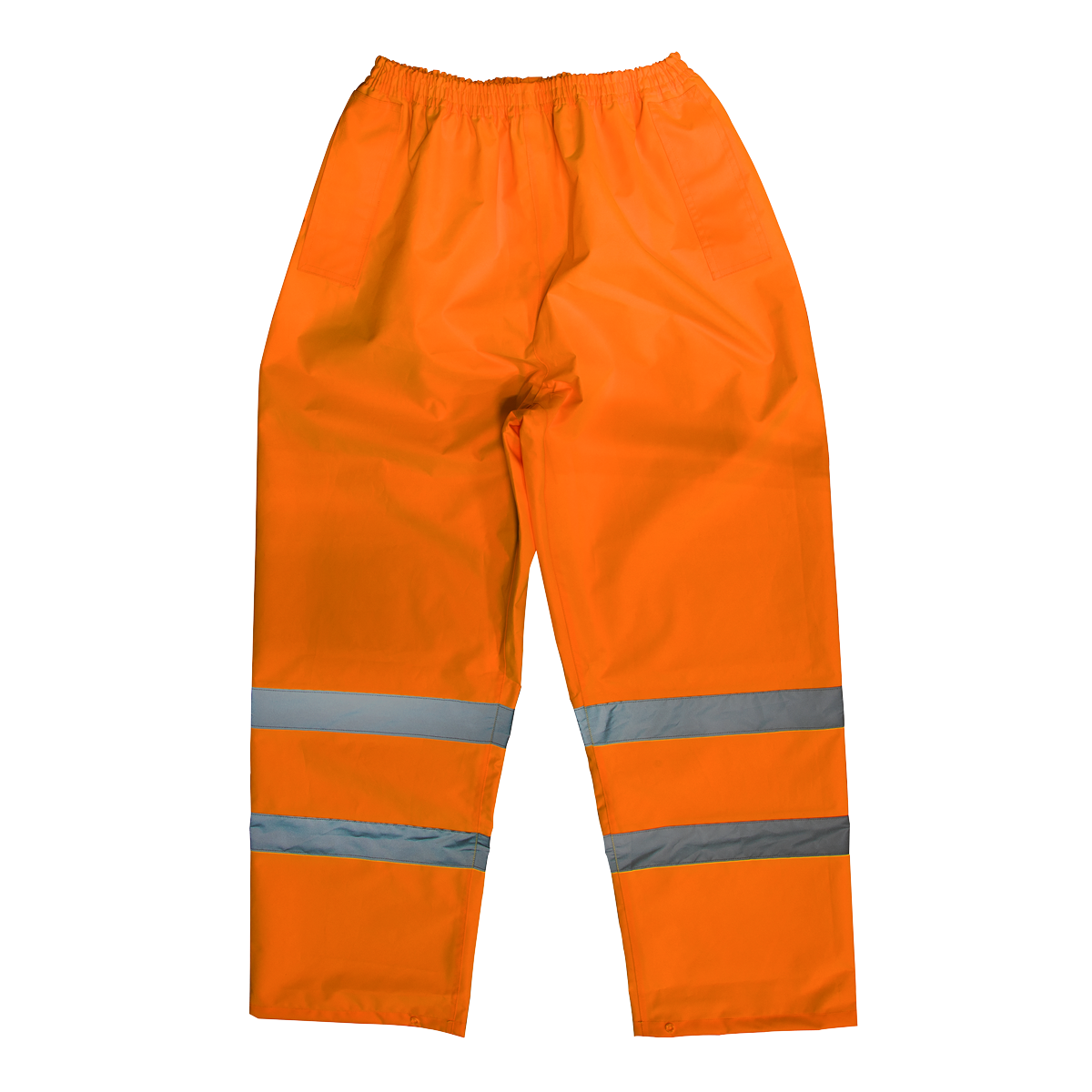 Sealey 807XLO Worksafe Hi-Vis Orange Waterproof Trousers - X-Large