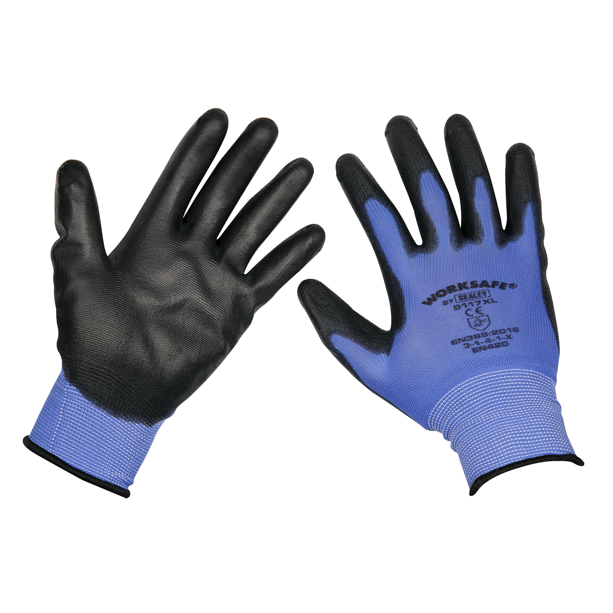 Sealey 9117XL Worksafe Lightweight Precision Grip Gloves, X-Large - Pair