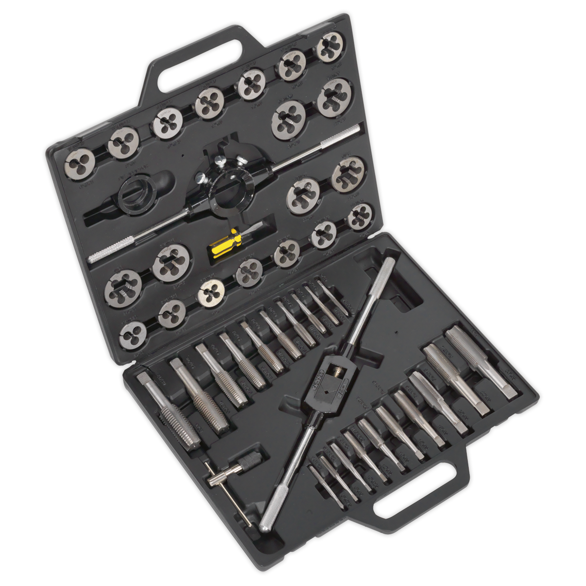 Sealey AK303IMP Imperial Tap & Die Set Split Dies 45pc