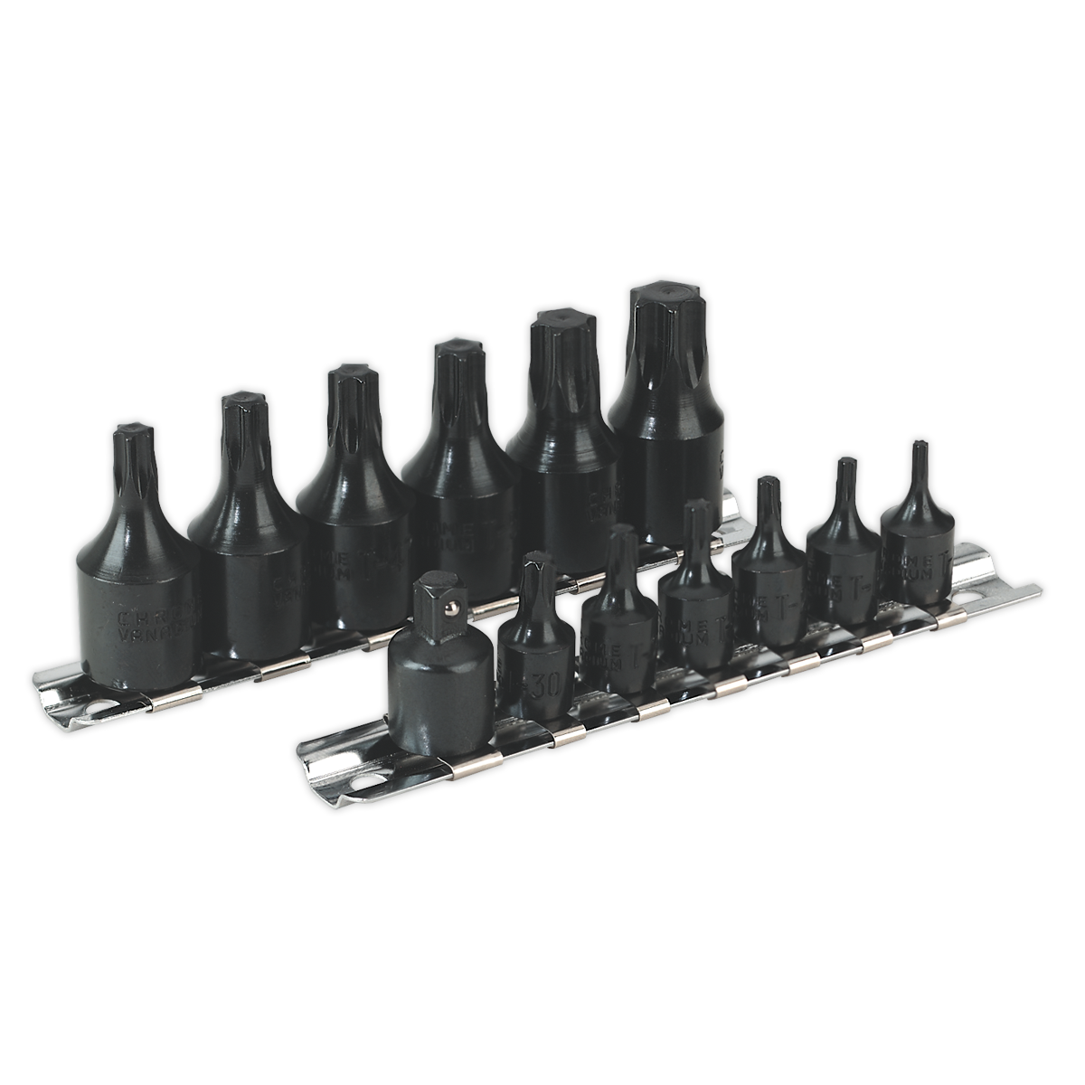 Sealey AK5584 Premier TRX-Star* Socket Bit Set 1/4" & 3/8"Sq Drive 13pc