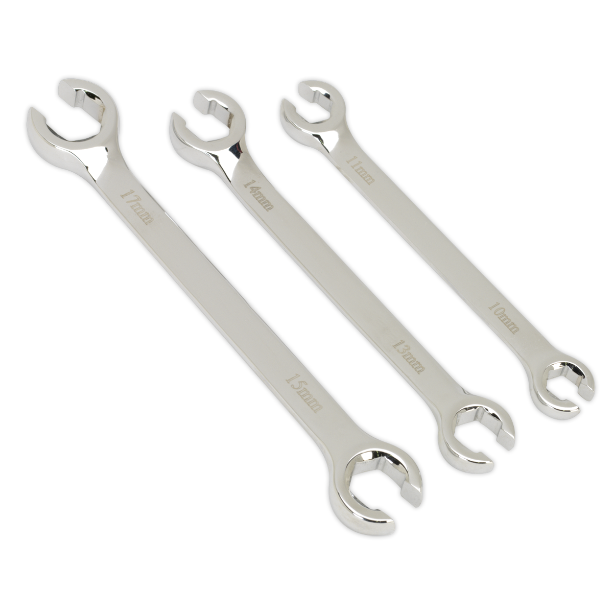 Sealey AK600 Premier Flare Nut Spanner Set 3pc