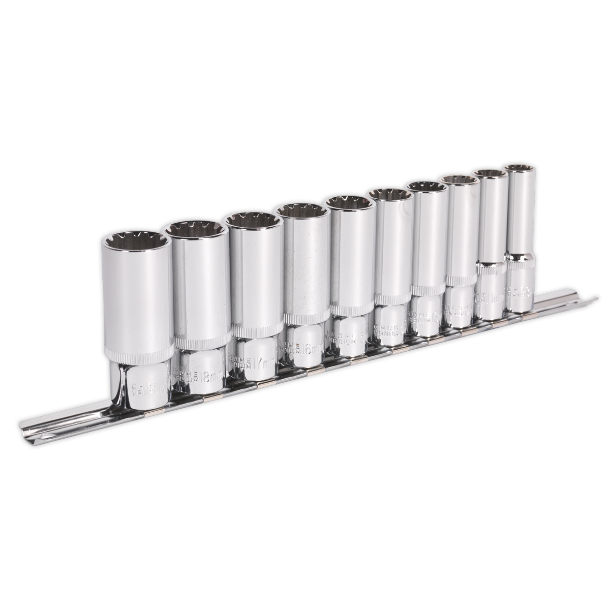 Sealey AK69910D Premier Total Drive Deep Socket Set 3/8"Sq Drive 10pc
