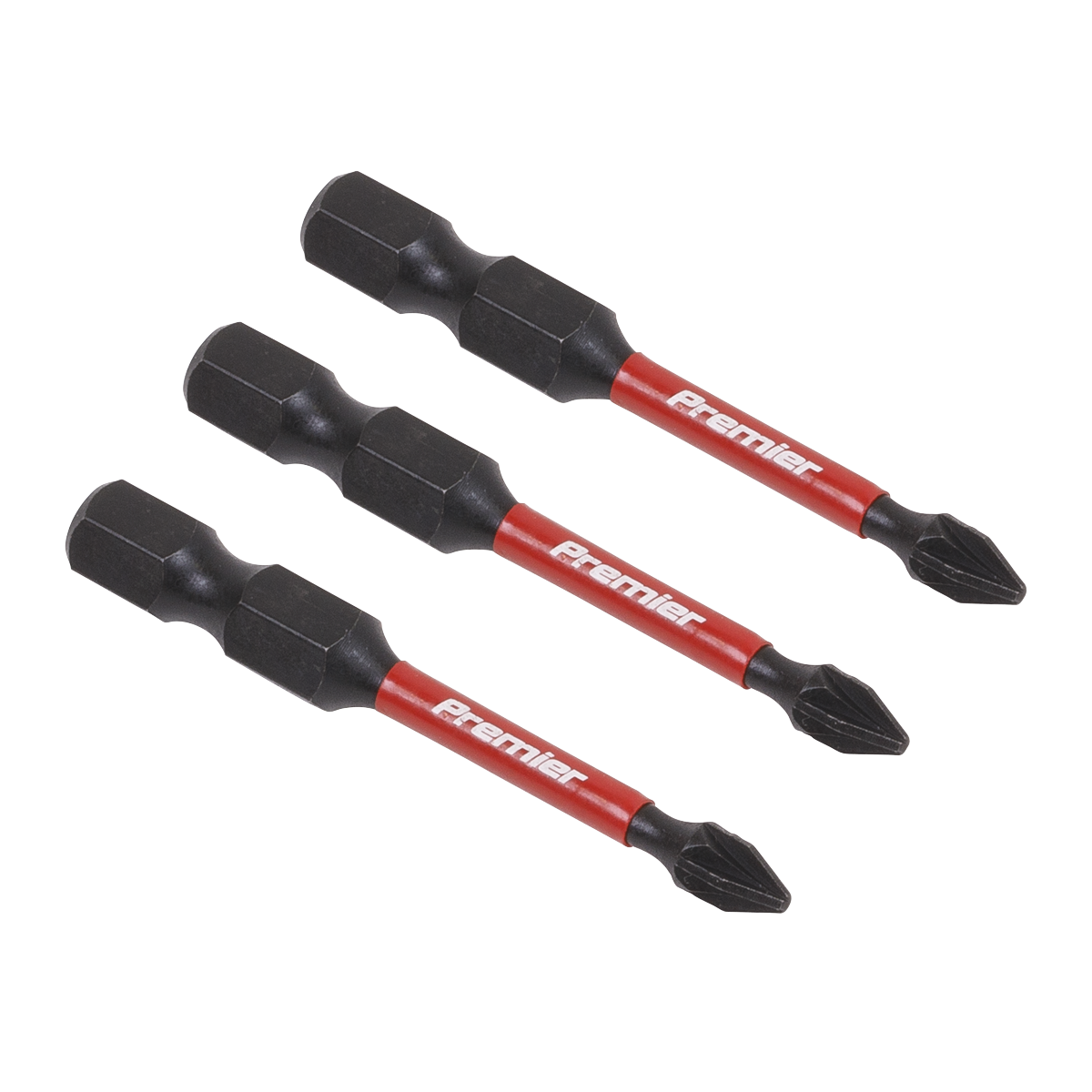 Sealey AK8232 Premier Pozi Impact Power Tool Bits #1 x 50mm 3pc