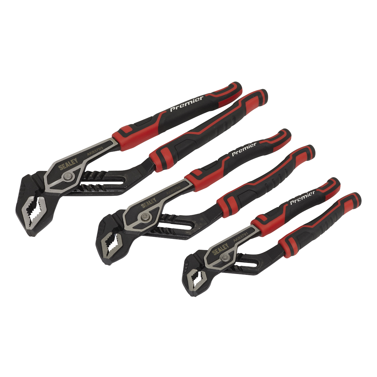 Sealey AK8379 Premier Water Pump Pliers Set 3pc