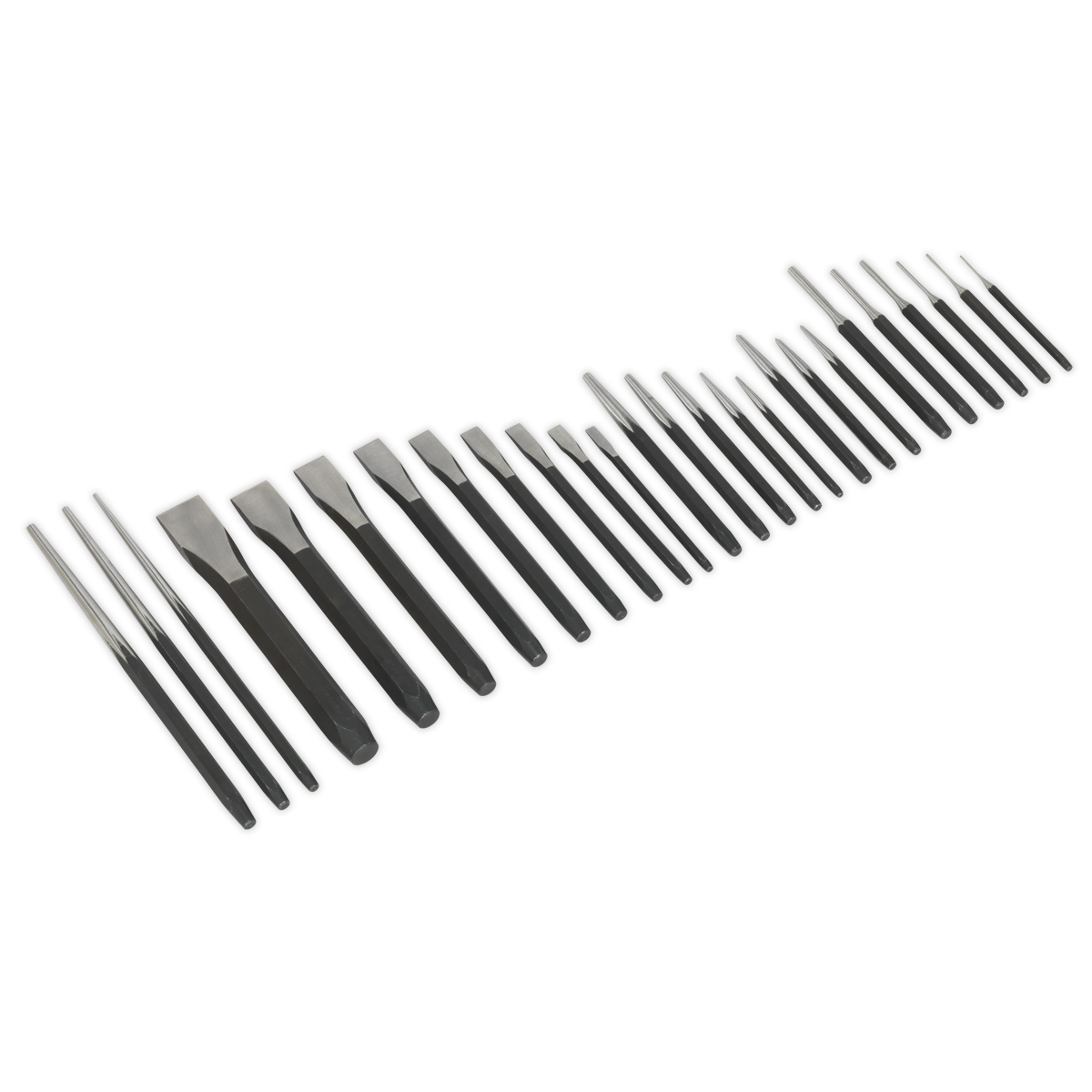 Sealey AK9298 Premier Punch & Chisel Set 26pc