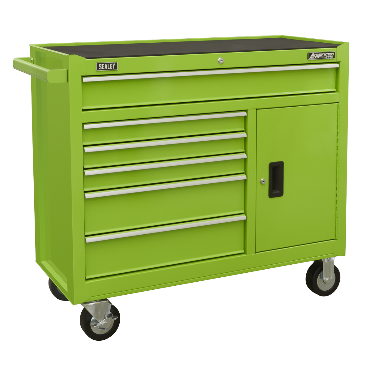 Sealey AP4106HV American Pro Rollcab 6 Drawer - Green