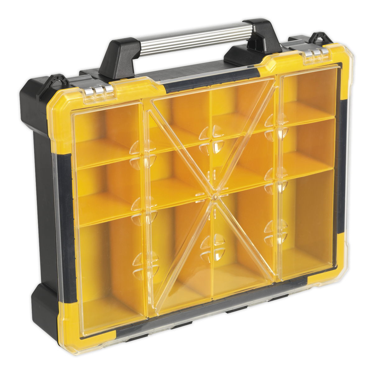 Sealey APAS12R Parts Storage Case with 12 Removable Compartments 490mm