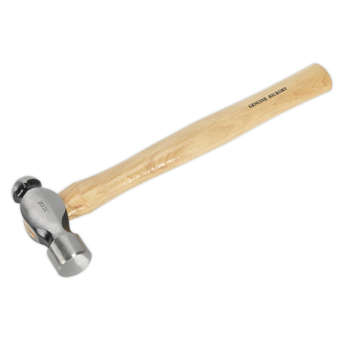 Sealey BPH32 Premier Ball Pein Hammer with Hickory Shaft 2lb