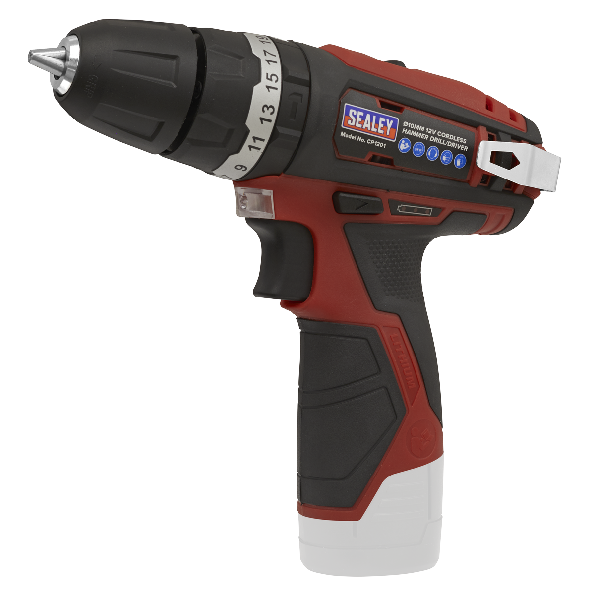 Sealey CP1201 SV12 Series 10mm Cordless Combi Drill 12V - Body Only