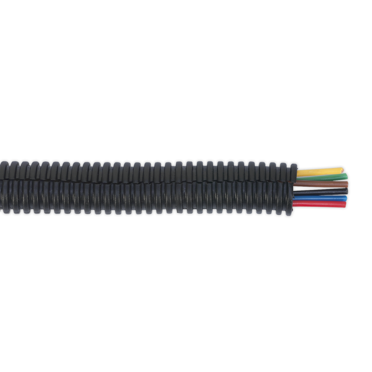 Sealey CTS1250 Split Convoluted Cable Sleeving 12-16mm 50m