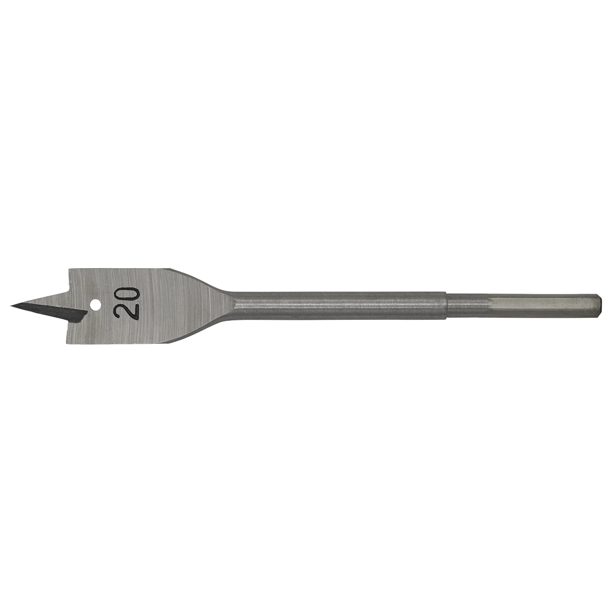 Sealey FWB20 Worksafe Flat Wood Drill Bit 20mm x 152mm