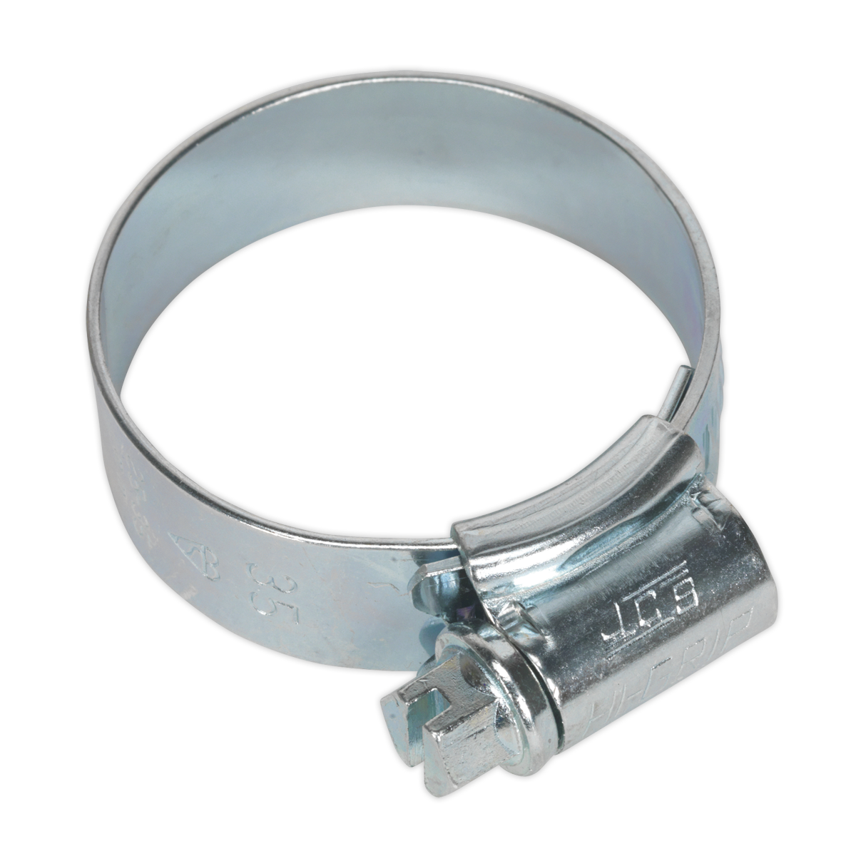 Sealey HCJ1 HI-GRIP Zinc Plated Hose Clip 25-35mm - Pack of 20