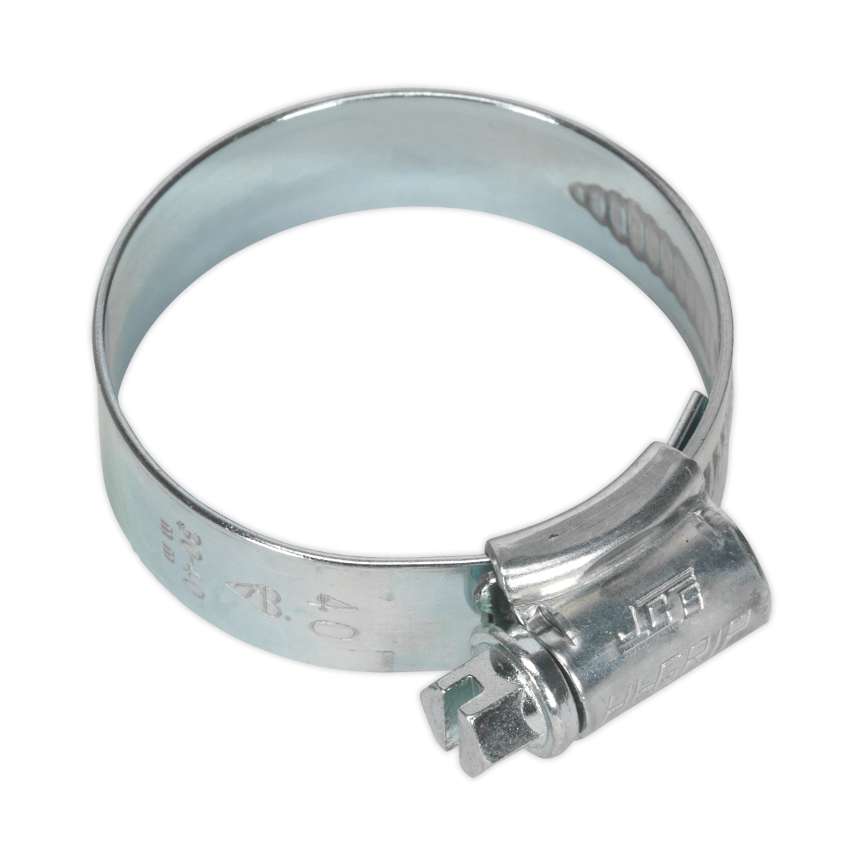Sealey HCJ1X HI-GRIP Zinc Plated Hose Clip 30-40mm - Pack of 20