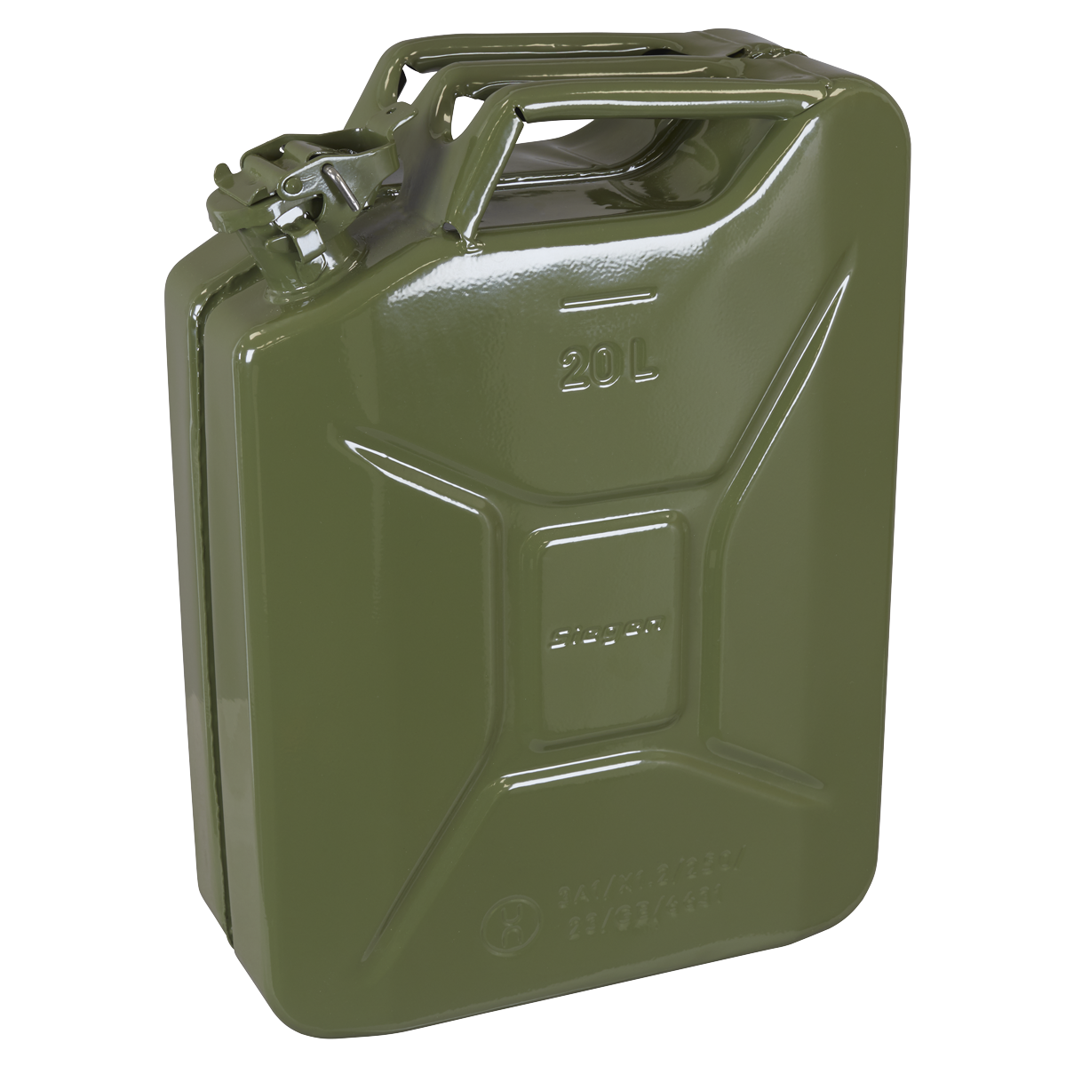 Sealey JCY20G Siegen Jerry Can 20L - Green