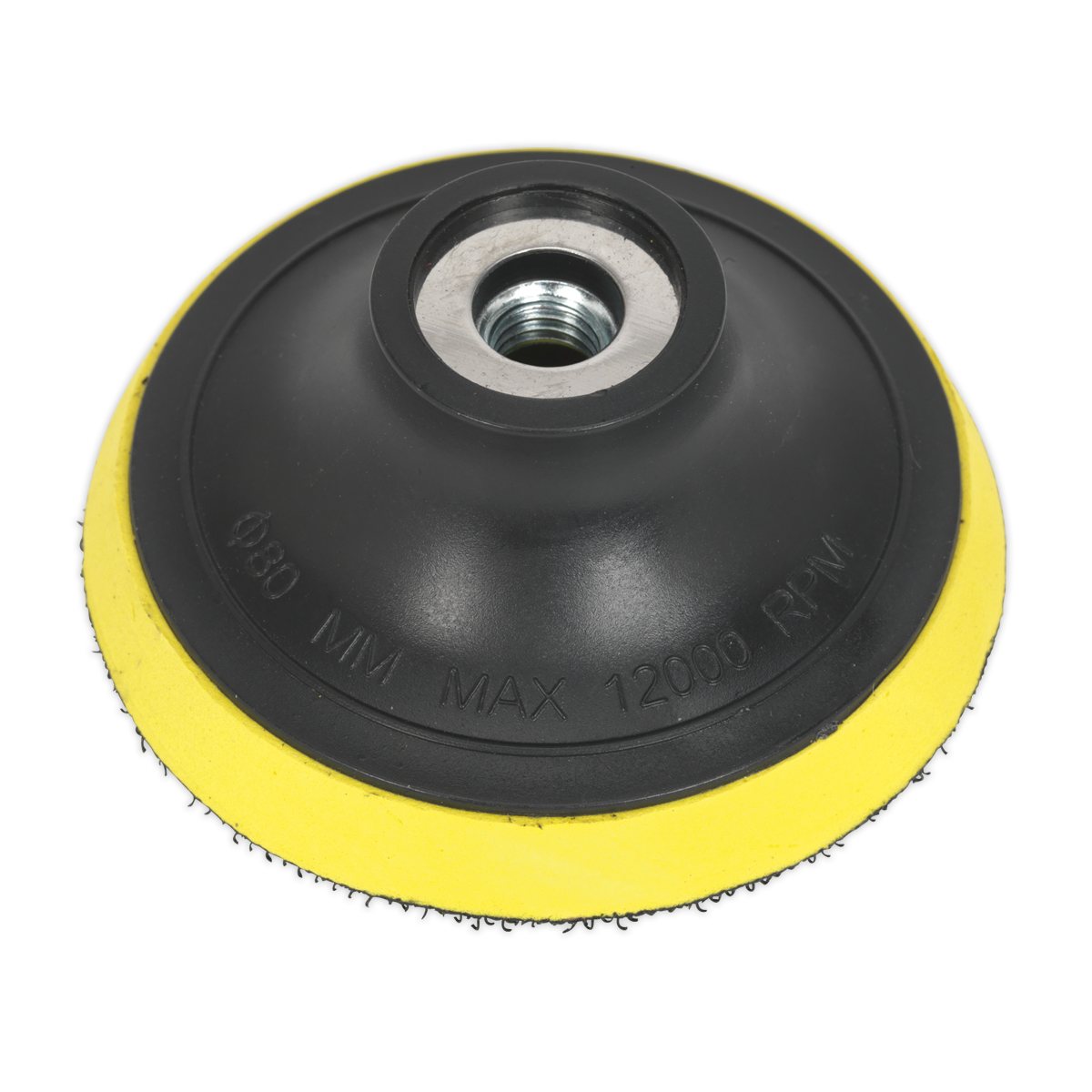 Sealey PTC75VM10 75mm Hook-and-Loop Backing Pad M10 x 1.5mm