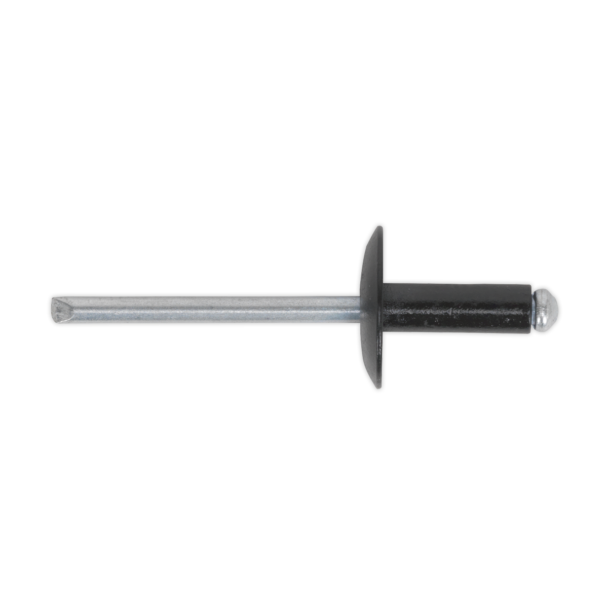 Sealey RAB4818L Aluminium Large Flange Rivet 4.8 x 18mm, Black - Pack of 200