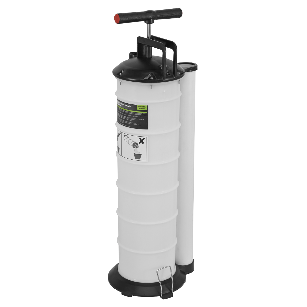 Sealey S01169 Siegen Manual Vacuum Oil & Fluid Extractor Pump 6.5L