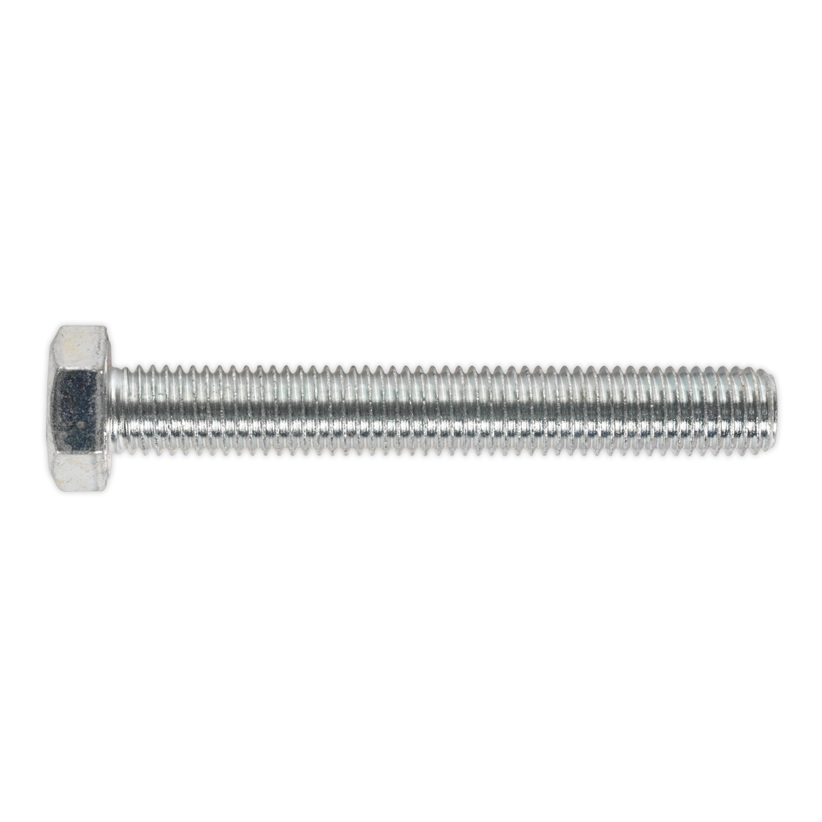 Sealey SS14100 8.8 Zinc Plated HT Setscrew M14 x 100mm, DIN 933 - Pack of 10