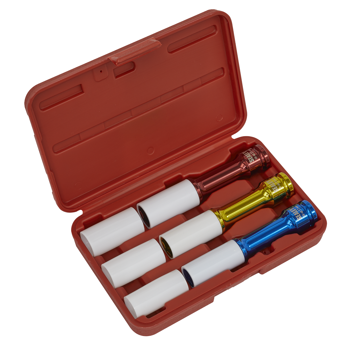 Sealey SX031D Alloy Wheel Impact Socket Set 1/2"Sq Drive 3pc