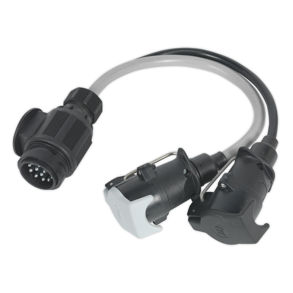 Sealey TB55 Conversion Lead 13-Pin Euro to 7-Pin N & S Type Plugs 12V