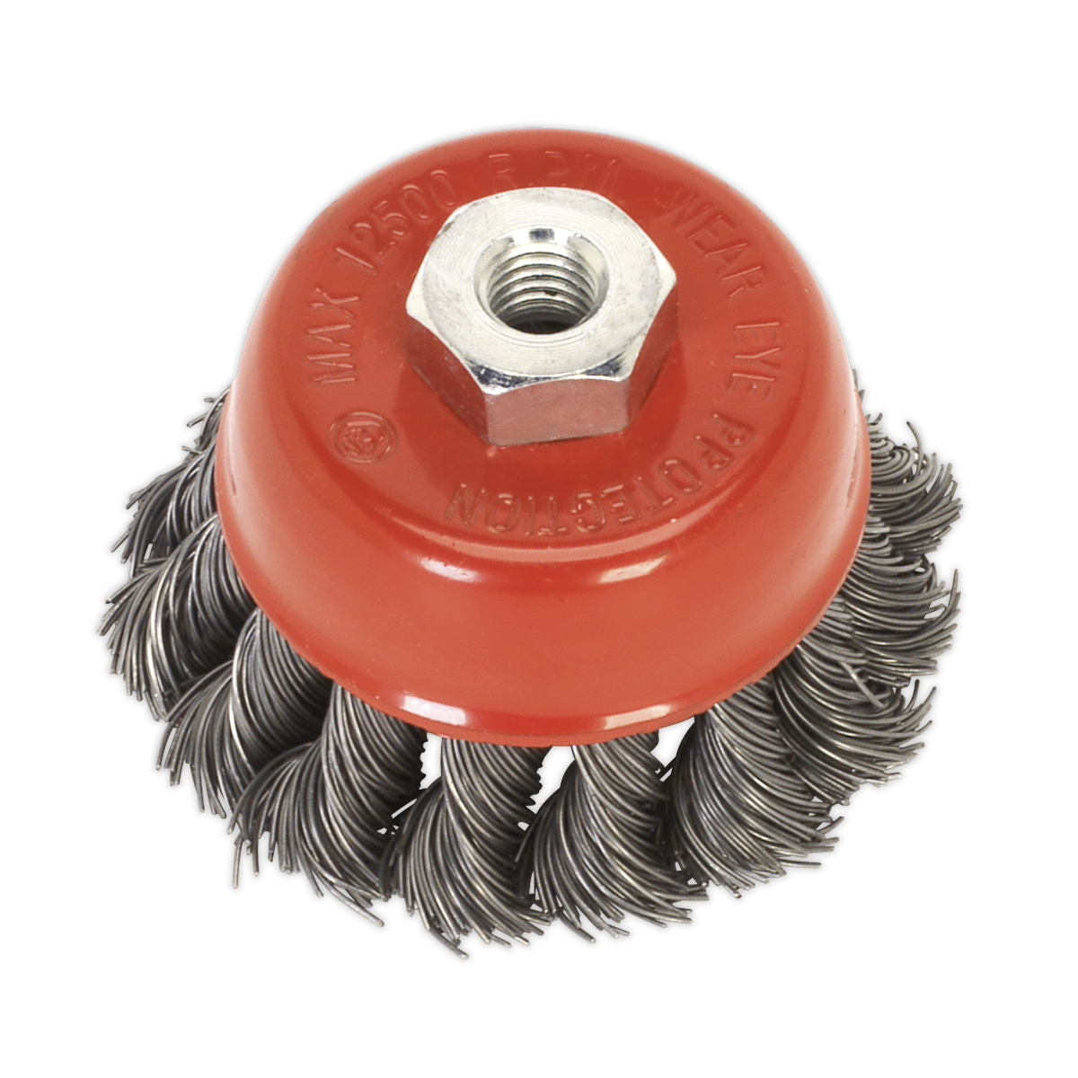 Sealey TKCB651 65mm Twist Knot Wire Cup Brush M14 x 2mm