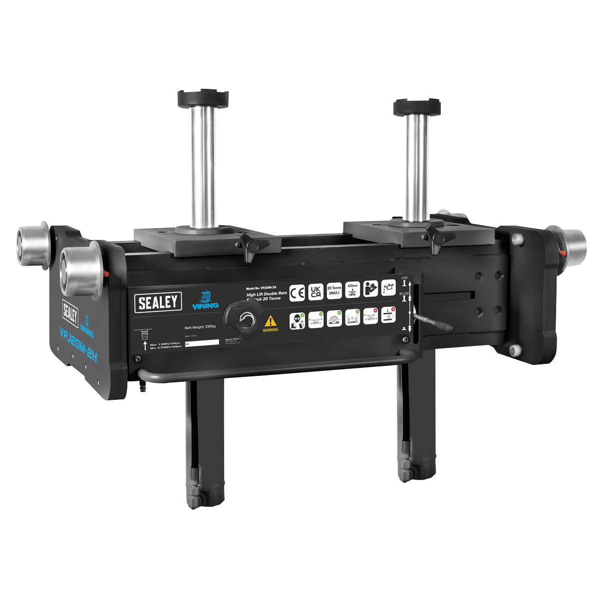 Viking VPJ20M-2H Pit Jack 20 Tonne Double Ram High Lift
