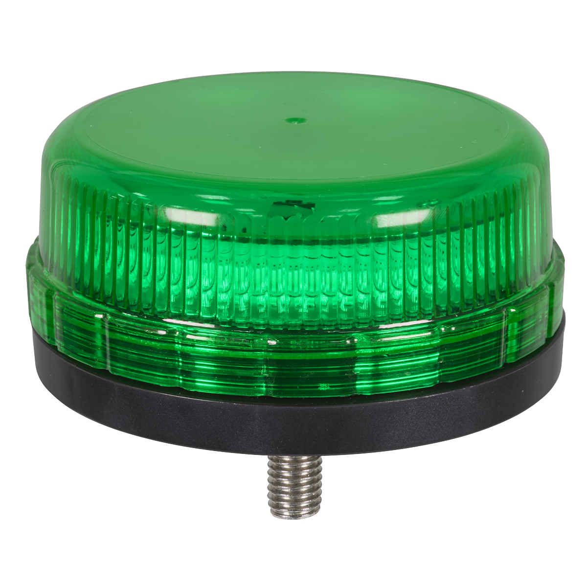 Sealey WB45LEDG SMD LED Rotating Flashing Warning Beacon with 12mm Bolt Fixing - Green 12/24V