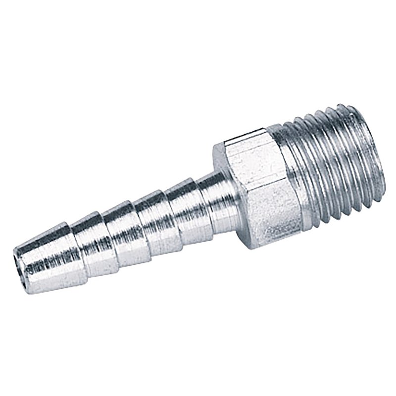 Draper 25840 1/4" BSP Taper 1/4" Bore PCL Male Screw Tailpieces (5 Piece)