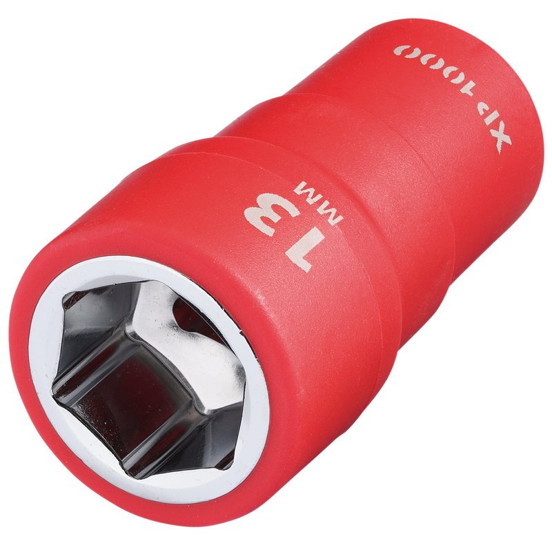 XP1000 18819 Draper Expert XP1000 VDE 13mm Socket 1/4" Drive Insulated 1000V Electric Safe