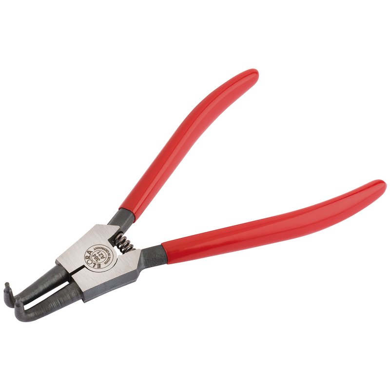 Elora 384-A21 A21 Bent External Circlip Pliers with Dipped Handles, 19 - 60mm