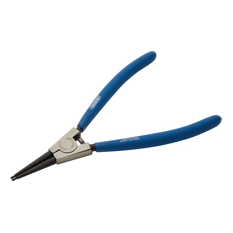 Draper 56423 Straight Tip External Circlip Pliers, 210mm