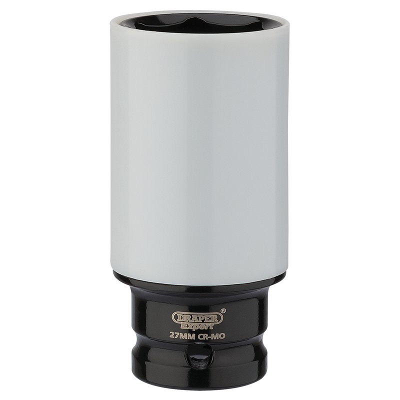Draper Expert 83061 HI-TORQ Wheel Nut Socket for Alloy Wheels, 1/2" Sq. Dr. (27mm)