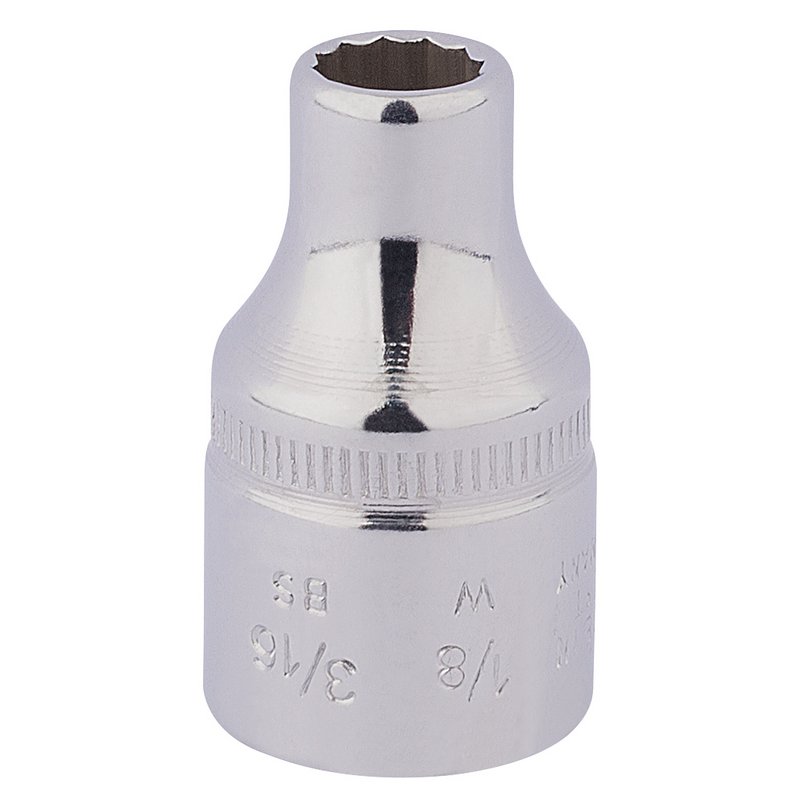 Elora 24799 Whitworth Bi-Hexagon Socket, 1/2" Sq. Dr., 1/8"