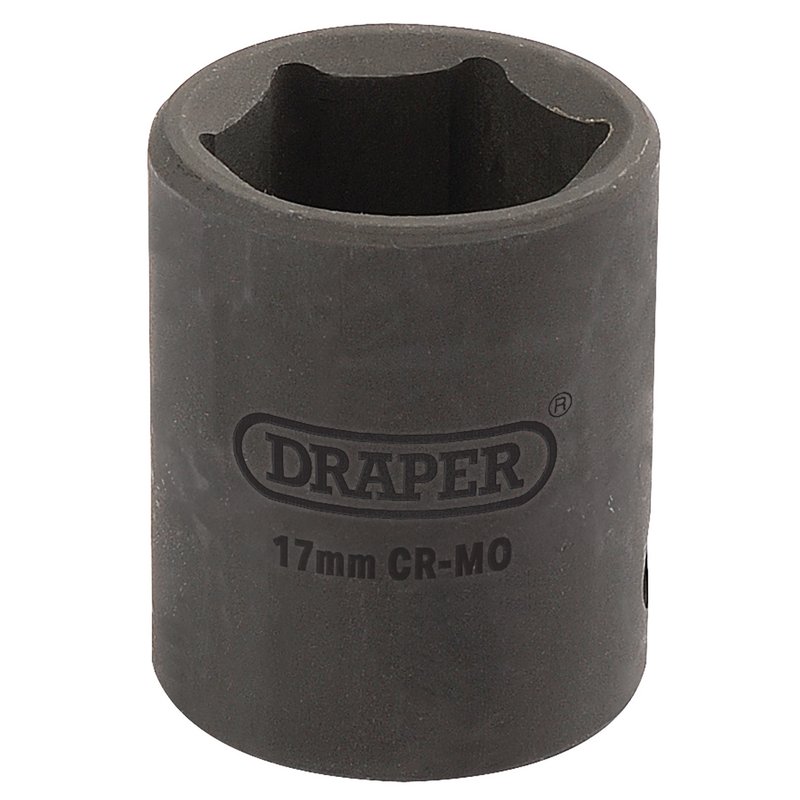 Draper 28529 HI-TORQ® Impact Socket, 1/2" Sq. Dr., 22mm