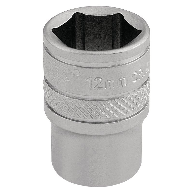 Draper Expert 16515 Socket, 1/4" Sq. Dr., 12mm