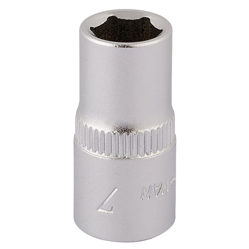 Elora 11096 Hexagon Socket, 1/4" Sq. Dr., 7mm