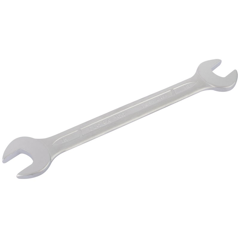 Elora 100-13x15 Long Metric Double Open End Spanner, 13 x 15mm