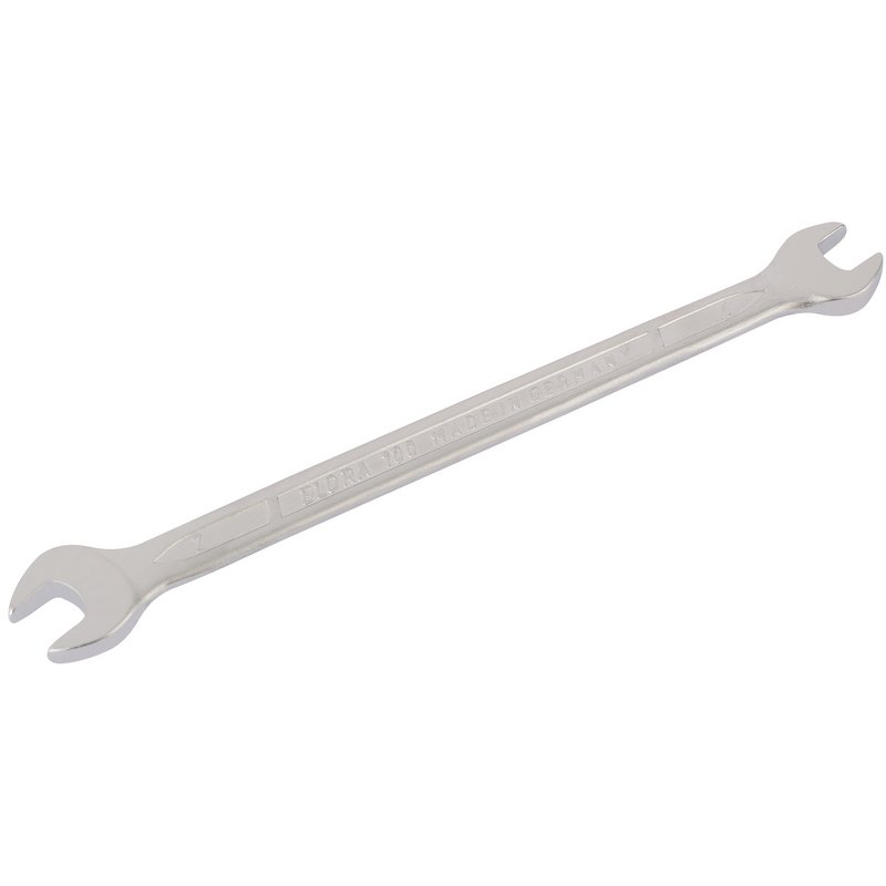 Elora 100-6x7 Long Metric Double Open End Spanner, 6 x 7mm