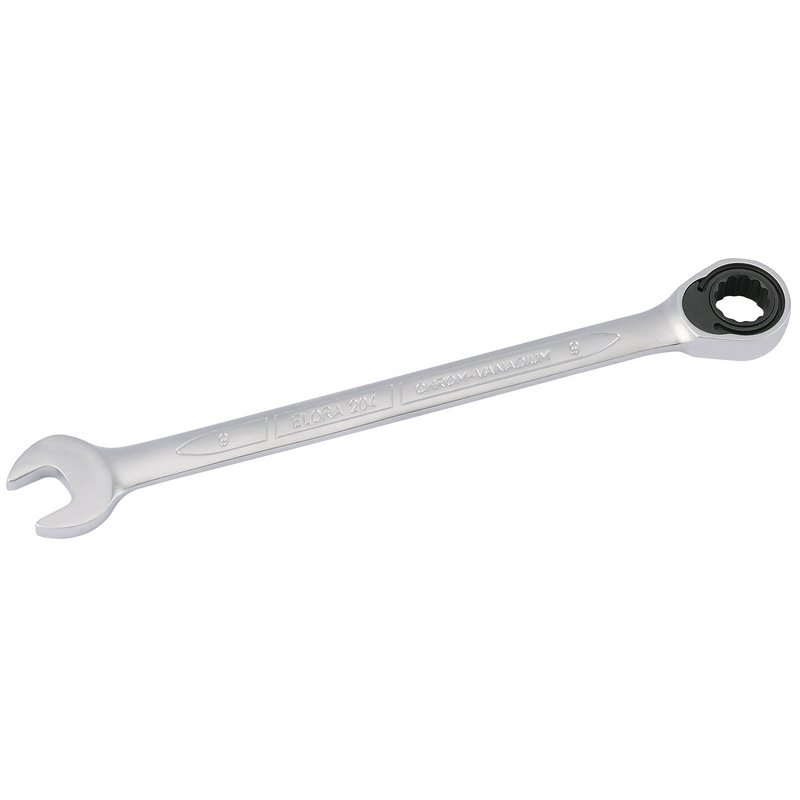 Elora 204-9 Metric Ratcheting Combination Spanner, 9mm