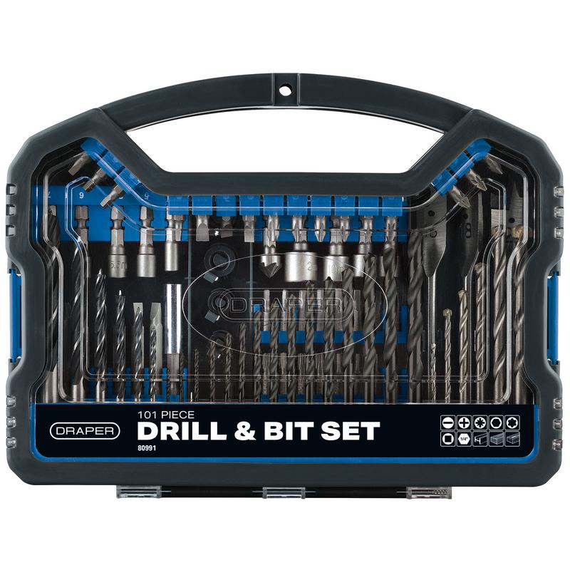 Draper 80991 Drill Bit and Accessory Kit (101 Piece)