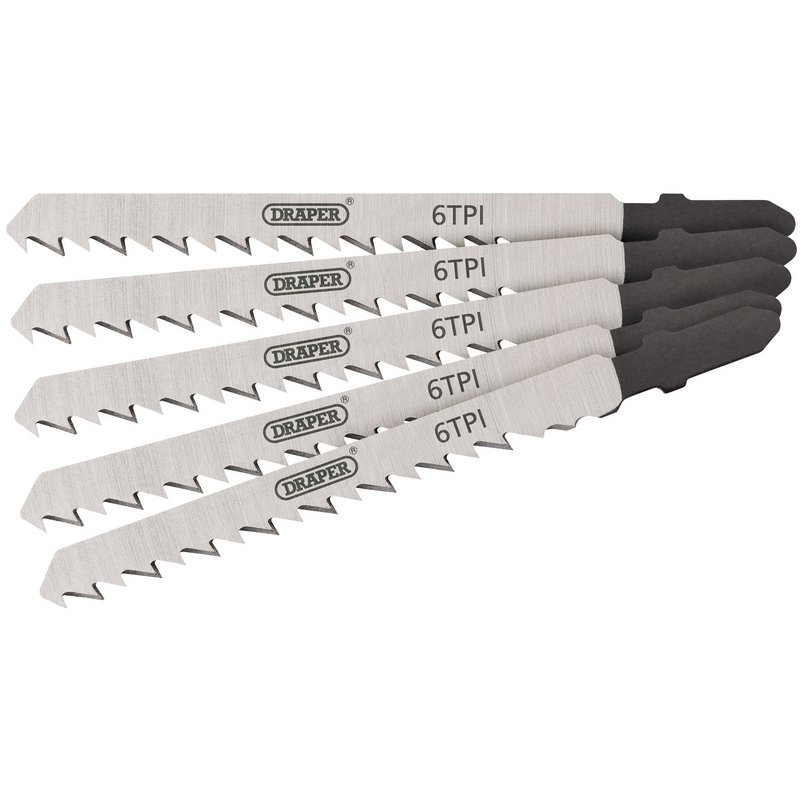 Draper Expert 81719 DT101D Jigsaw Blade Set, 100mm (5 Piece)