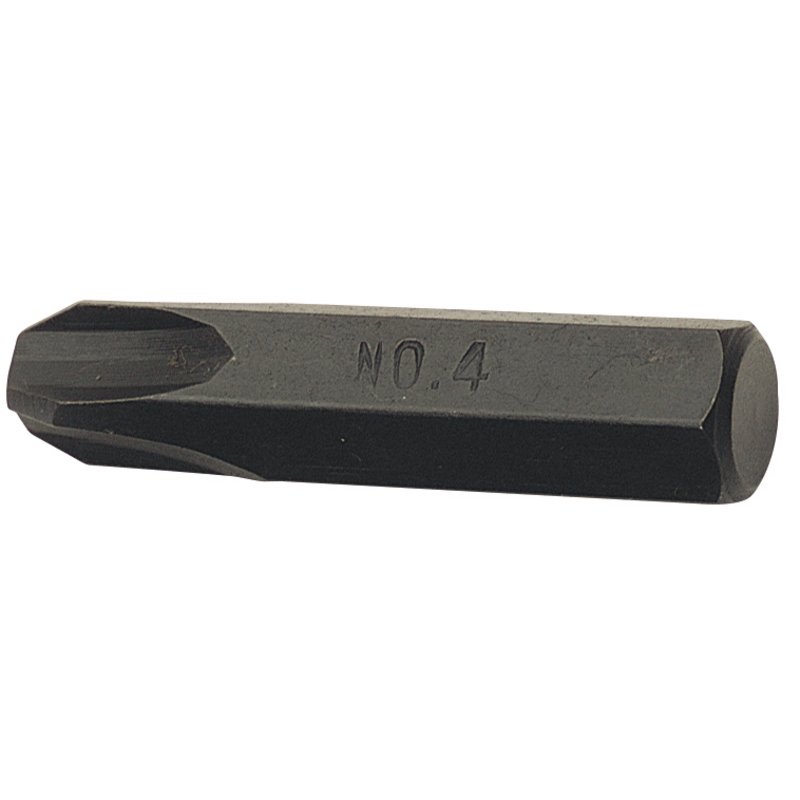 Draper 10820 Cross Slot Impact Screwdriver Bit, No.4
